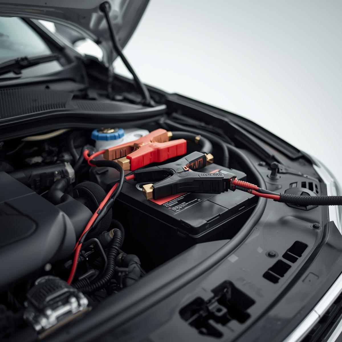 Vehcile battery jump start